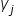 y subscript j